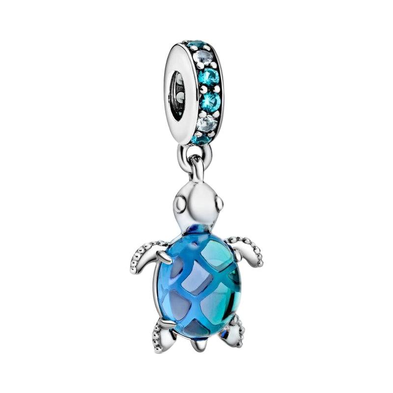 Murano Glass Sea Turtle Charm
